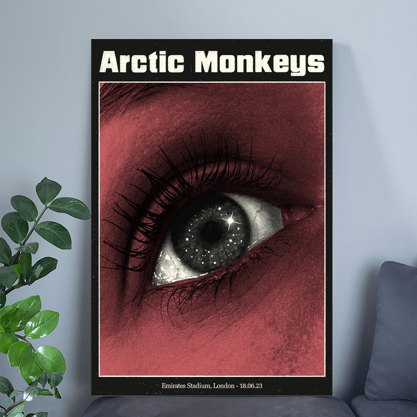 Music Poster- ARCTIC MONKEYS Concert Poster Emirates 18 JUNE 2023 Poster Size 24''x36''