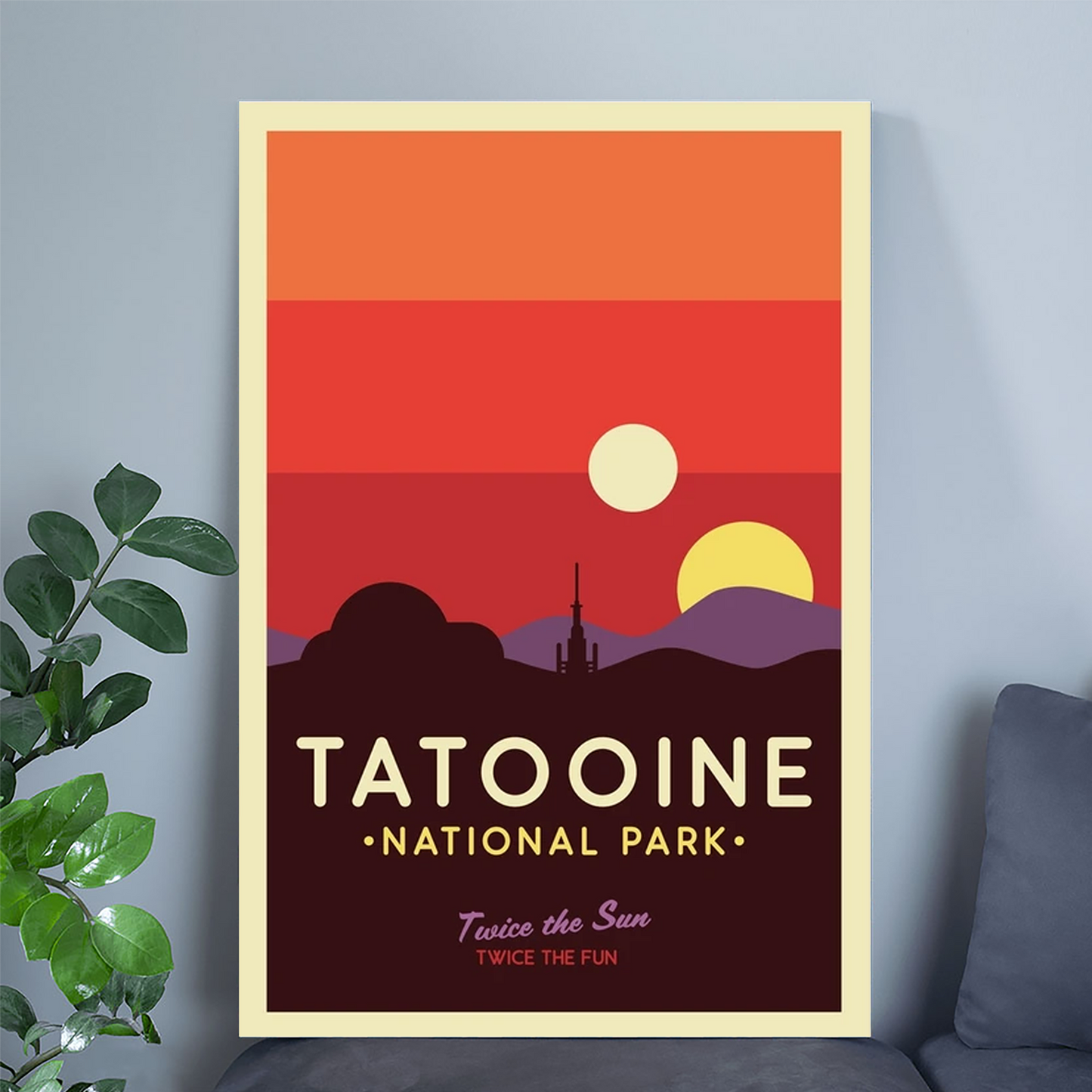 Home Decor- Tatooine National Park Poster Size 24''x36''