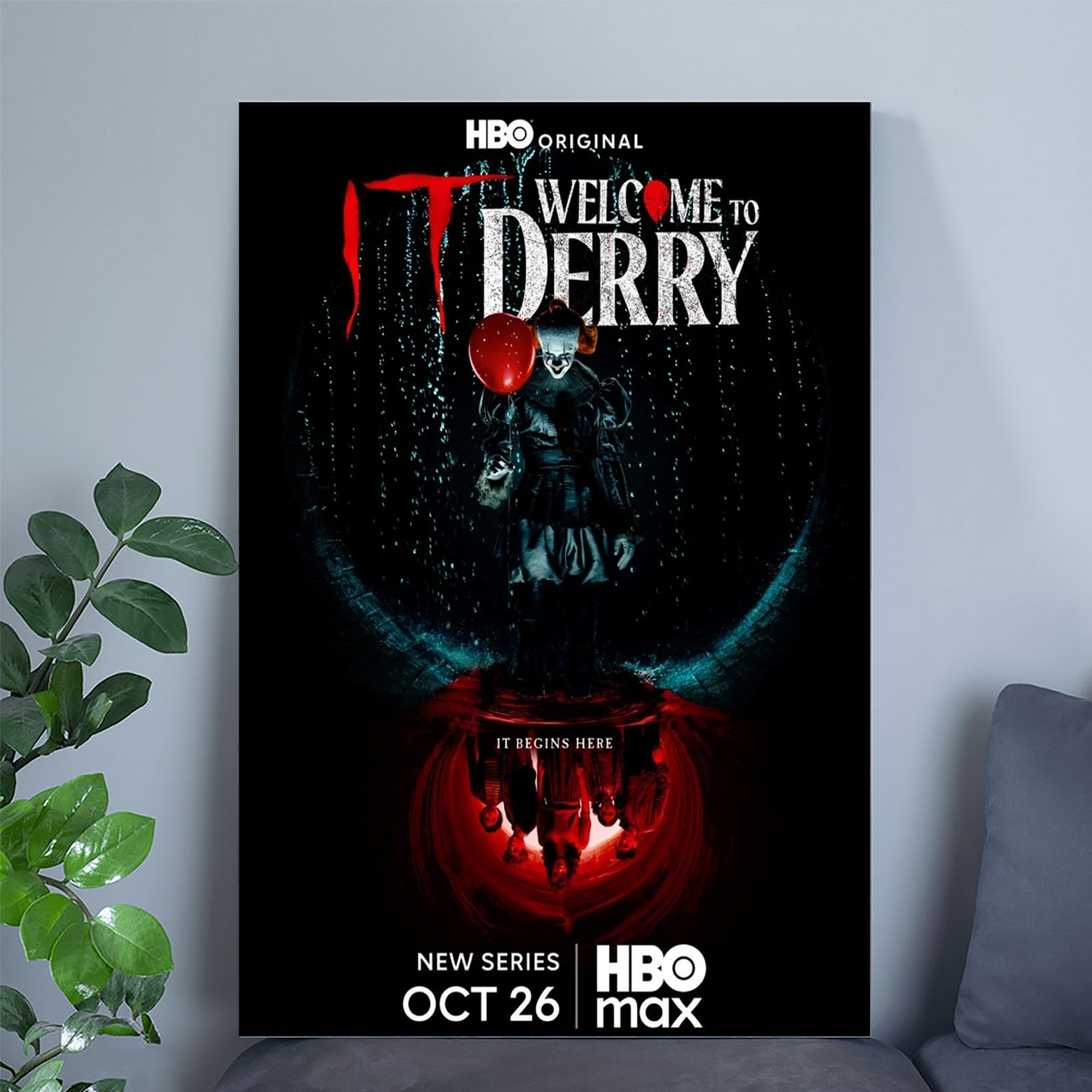 Movie Poster- IT Welcome To Derry HBO Max October 26 2025 Poster Size 24''x36''