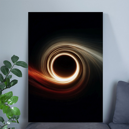 Event Horizon Poster, Black Hole Art, Space Singularity Print