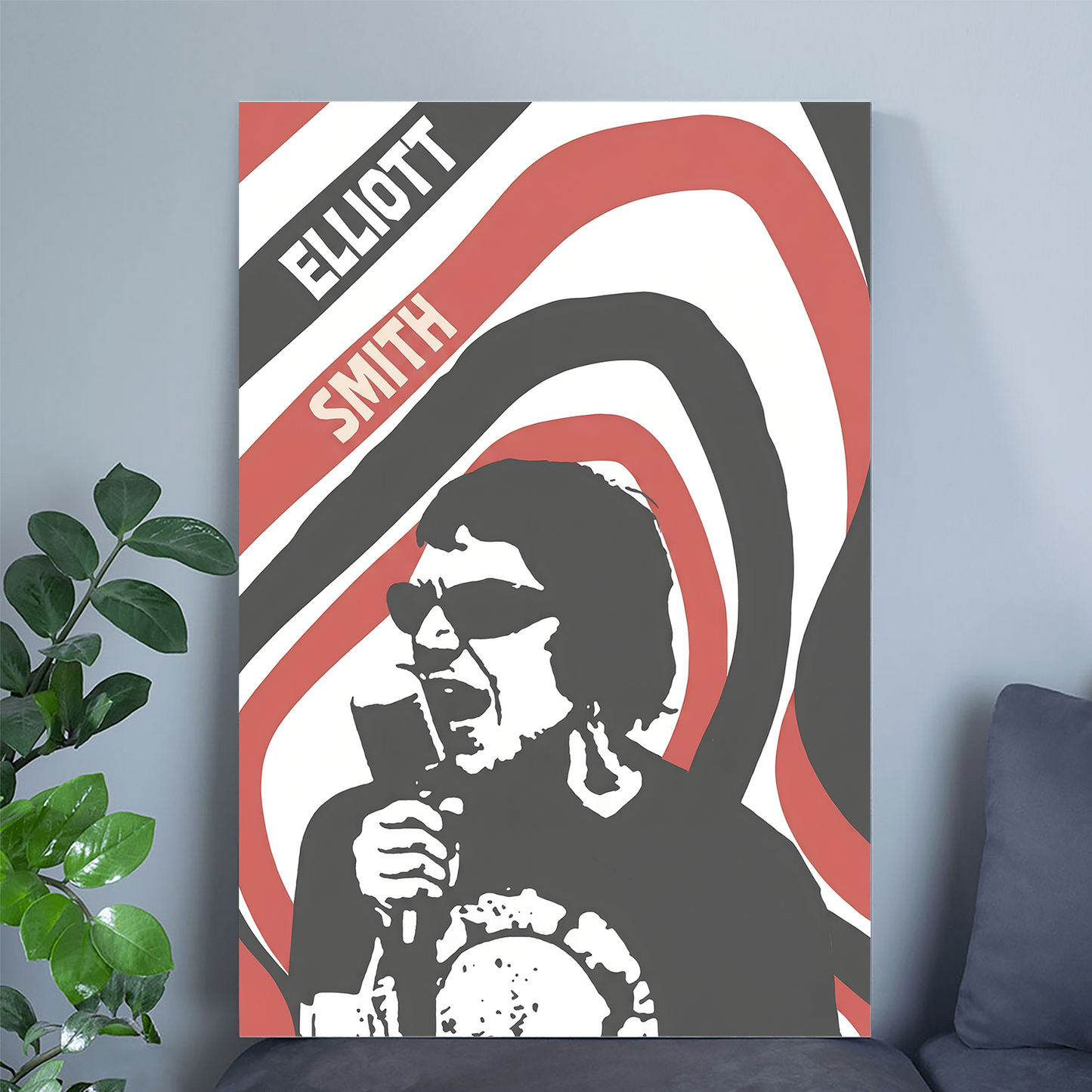 Retro Psychedelic Music Print Poster, One Sheet Wall Size 24''x36''