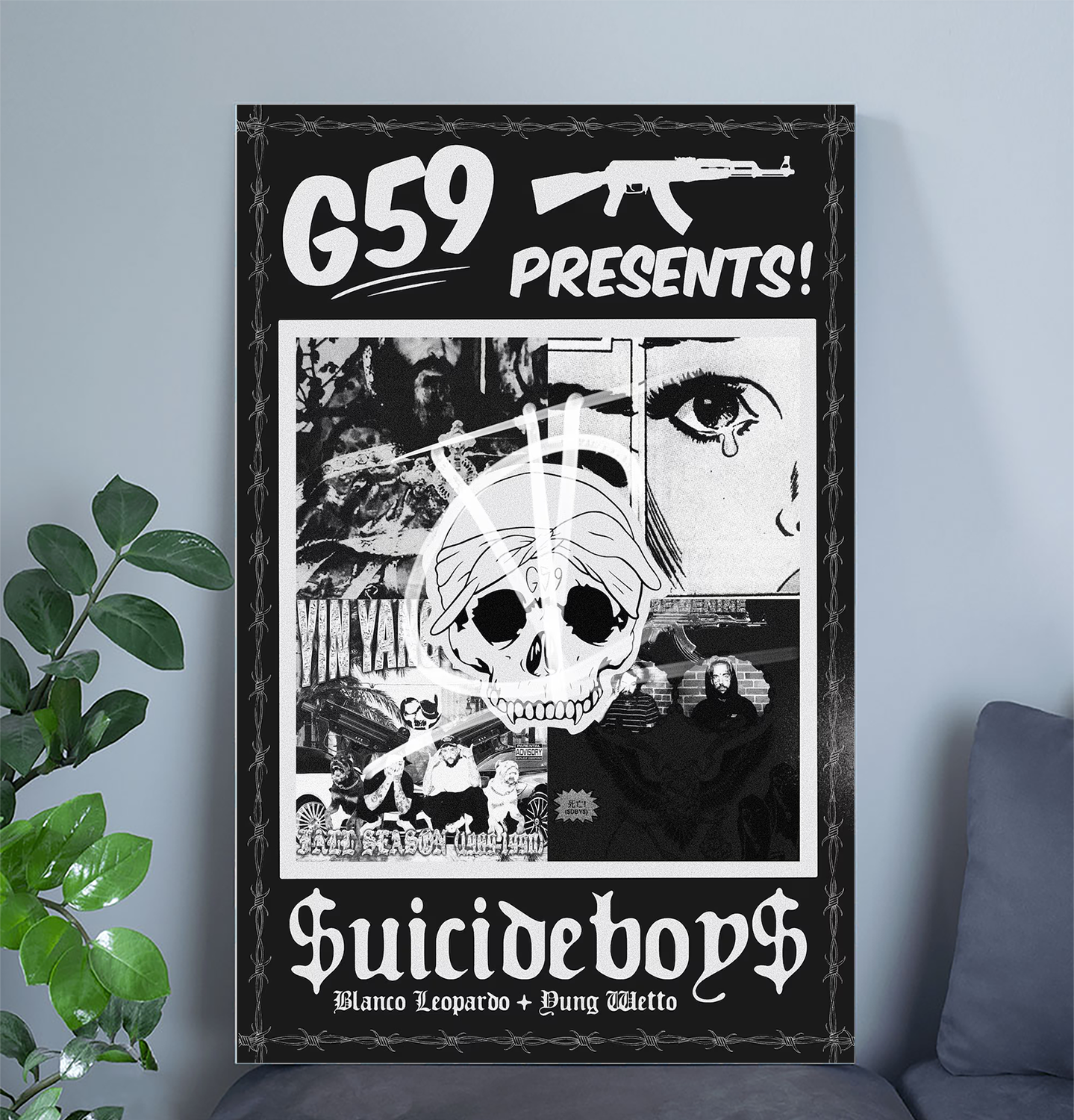 SUICIDEBOYS Poster music poster albums G59 Size 24''x36''