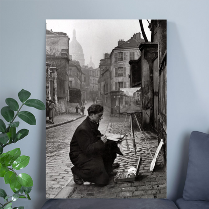Painter in Montmartre Poster Size 24''x36''