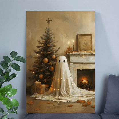 Christmas Halloween Art Poster, One Sheet Wall Size 24''x36''
