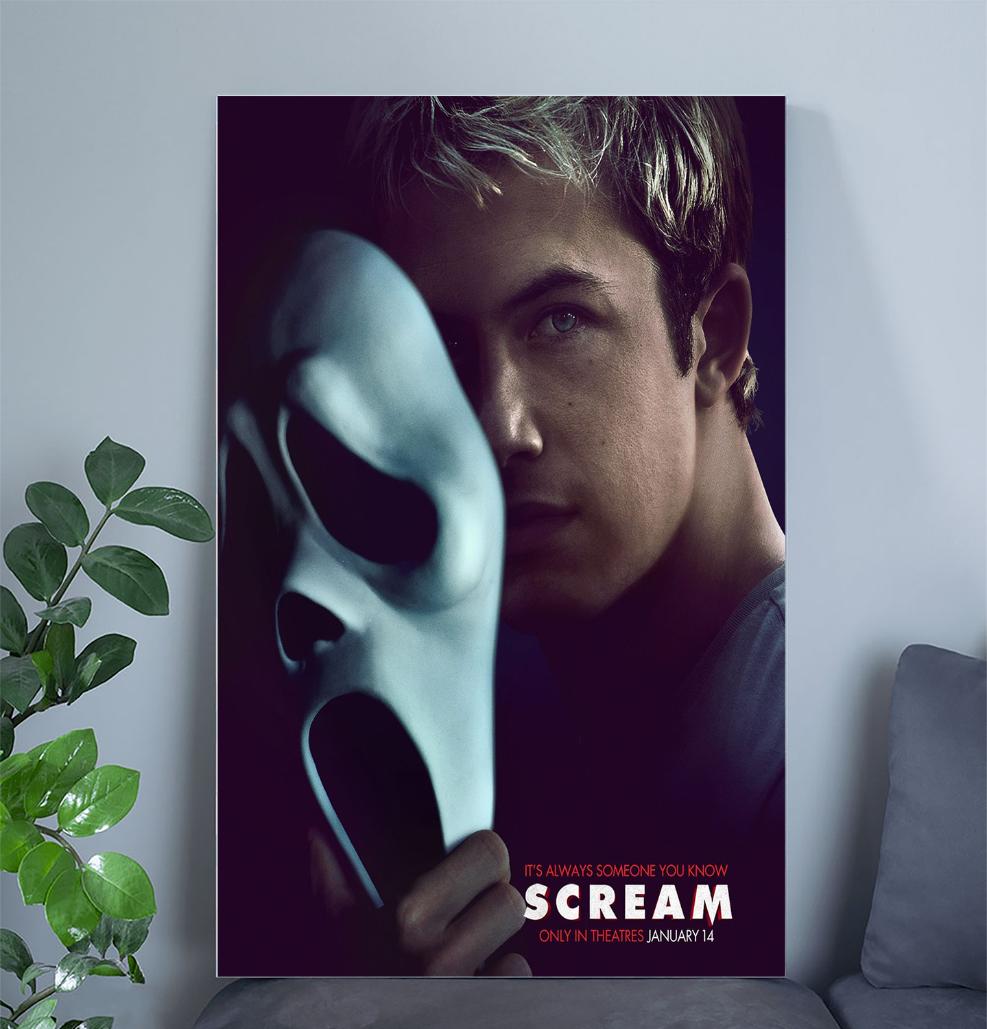 Movie Poster- Scream Movie Poster, One Sheet Wall Size 24''x36''