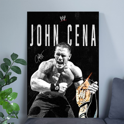 John Cena WWE Signature Poster Size 24''x36''