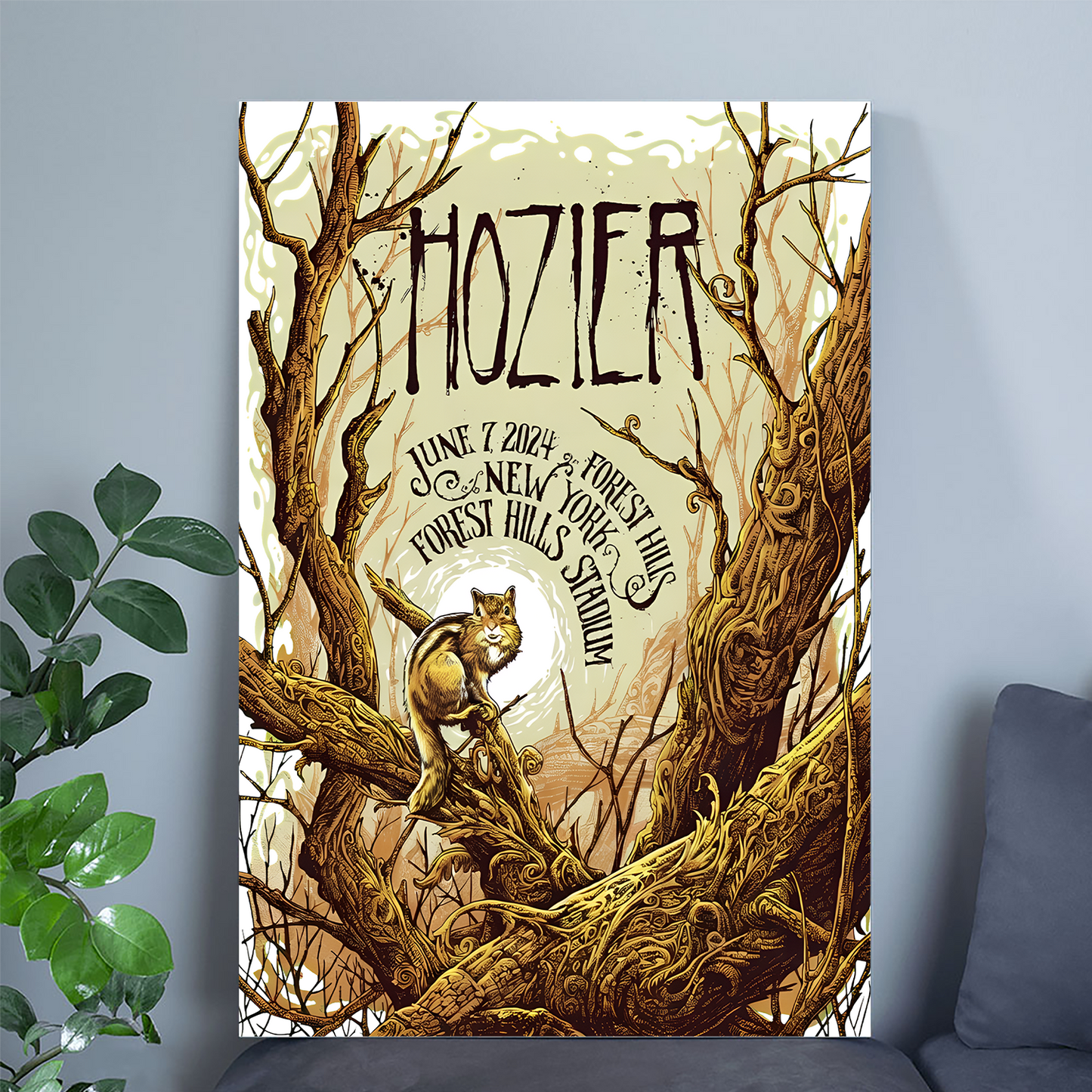 Music Poster Hozier  New York June 7 Show Poster Show Poster Size 24''x36''