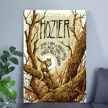 Music Poster Hozier  New York June 7 Show Poster Show Poster Size 24''x36''