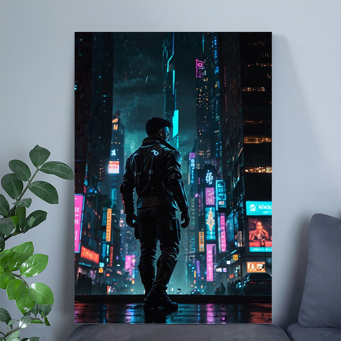 Neon Abyss: Cyberpunk Dreams Poster