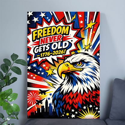 America 250 Wall Art, Patriotic Wall Decor, 4th of July Wall Art, Stars and Stripes Poster, 250th Anniversary America Print #1
