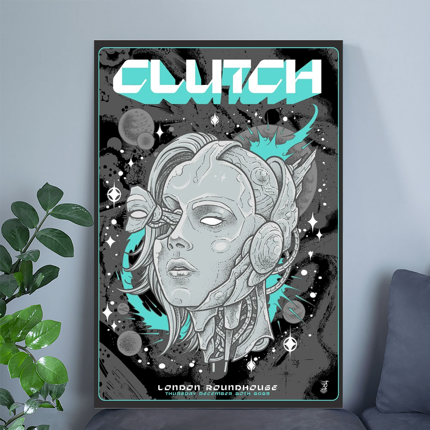 Clutch London Roundhouse December 20 2025 Concert Poster Size 24''x36''