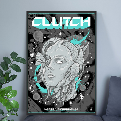 Clutch London Roundhouse December 20 2025 Concert Poster Size 24''x36''