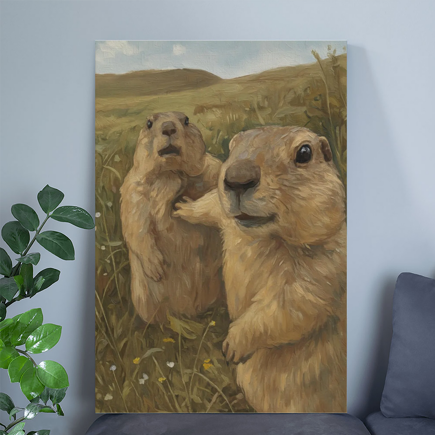 Let Him Cook Meme Art Print, Funny Marmot Poster, Viral Internet Wall Art
