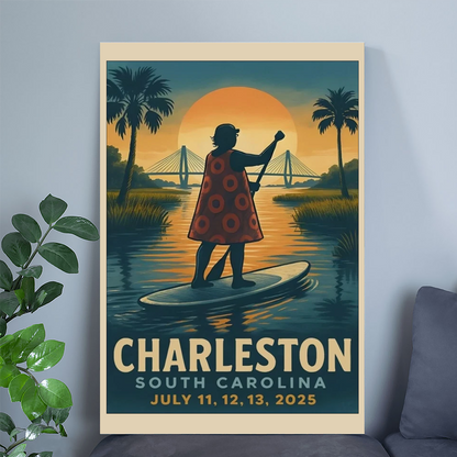 Phish Summer Tour 2025 Poster – Charleston Lot Wall Art Print Unframed Size 24''x36''