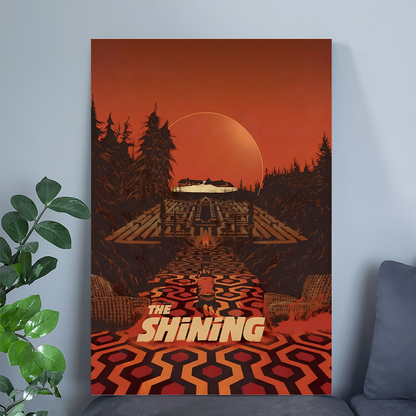 The Shining Movie Poster: Horror Film Wall Art Poster, One Sheet Wall Size 24''x36''