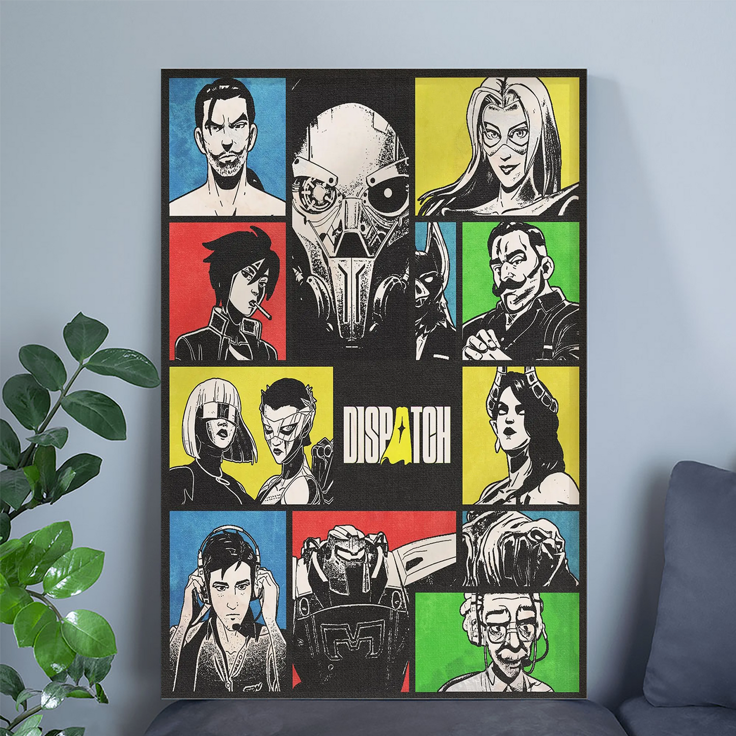 Brutalist Dispatch Poster - Wall Art for Any Room Size 24''x36''