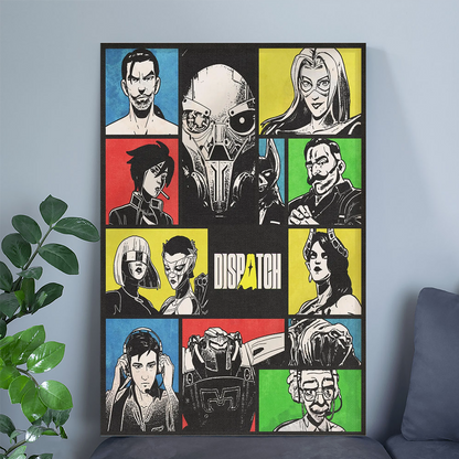 Brutalist Dispatch Poster - Wall Art for Any Room Size 24''x36''