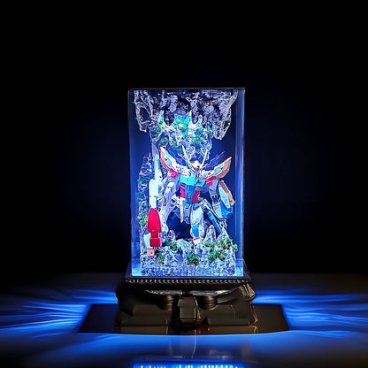 Wing Mecha Pilot Armor Resin Lamp