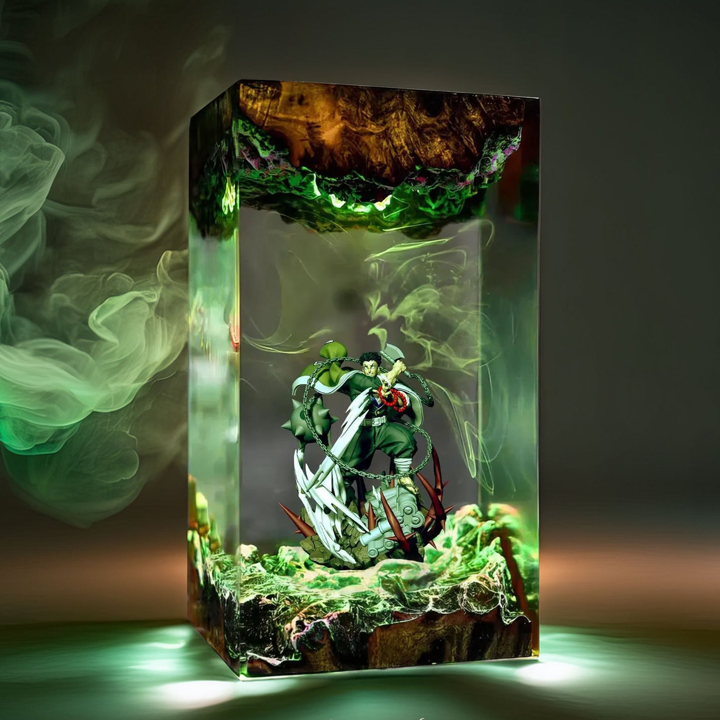 Stone Pillar Giant Resin Lamp