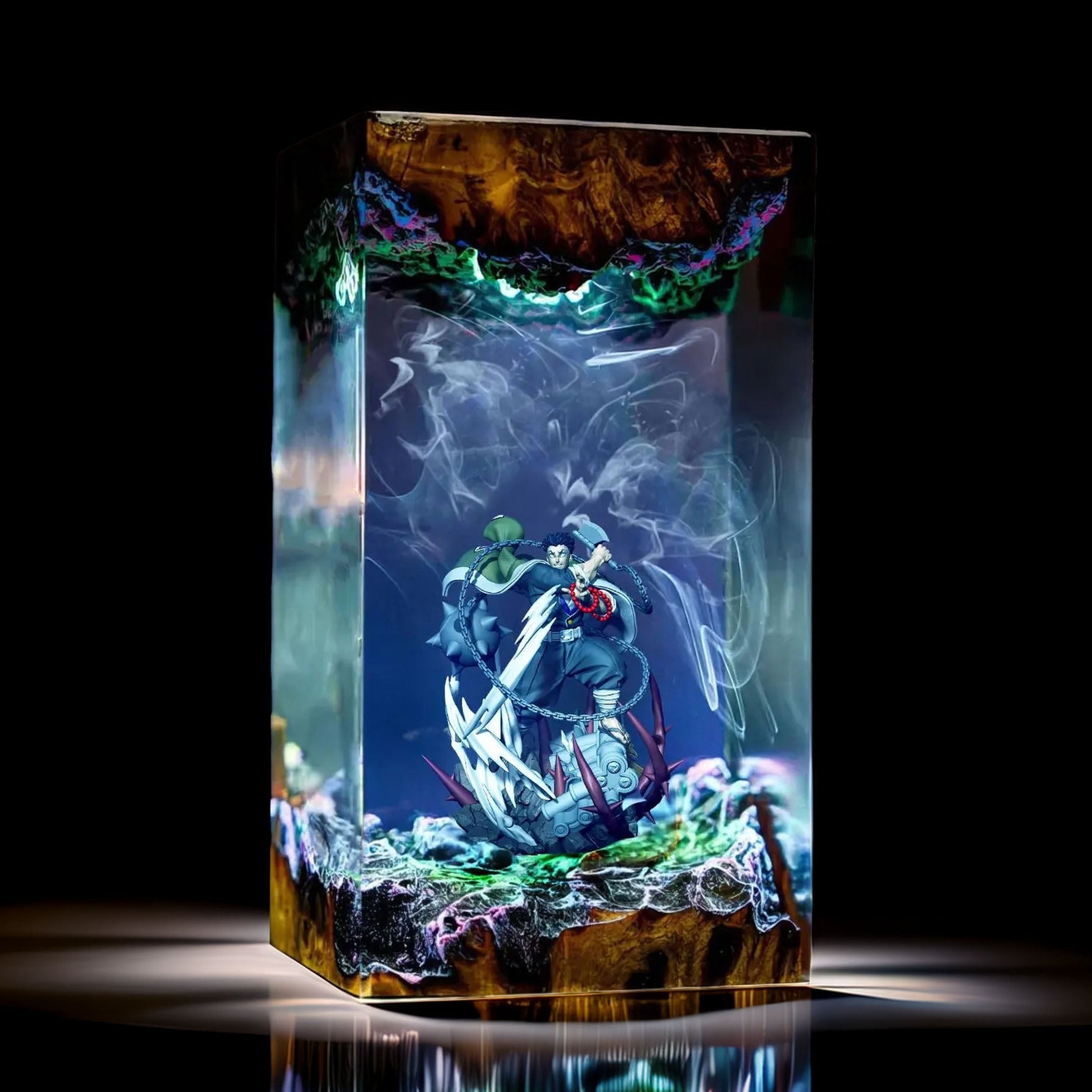 Stone Pillar Giant Resin Lamp