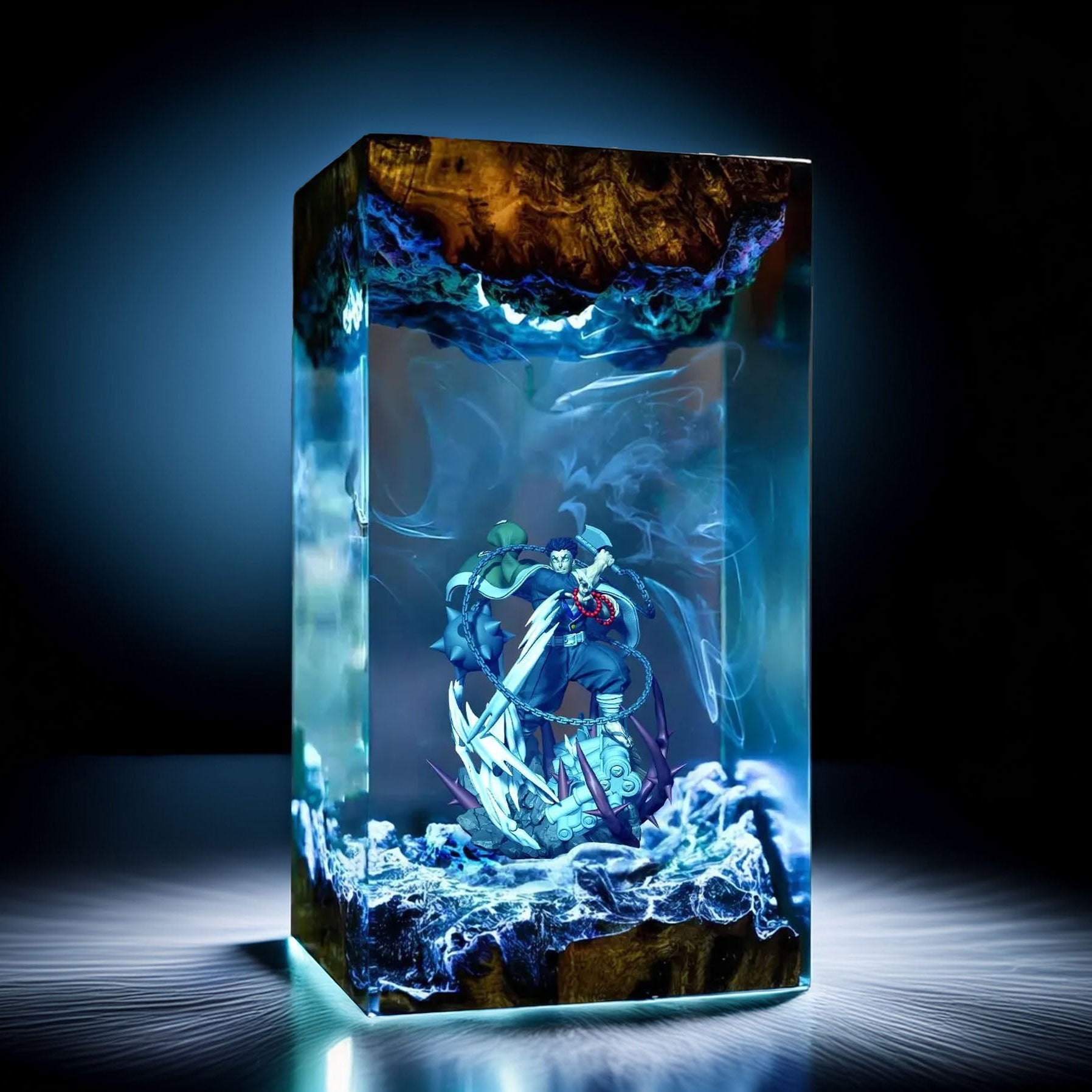 Stone Pillar Giant Resin Lamp