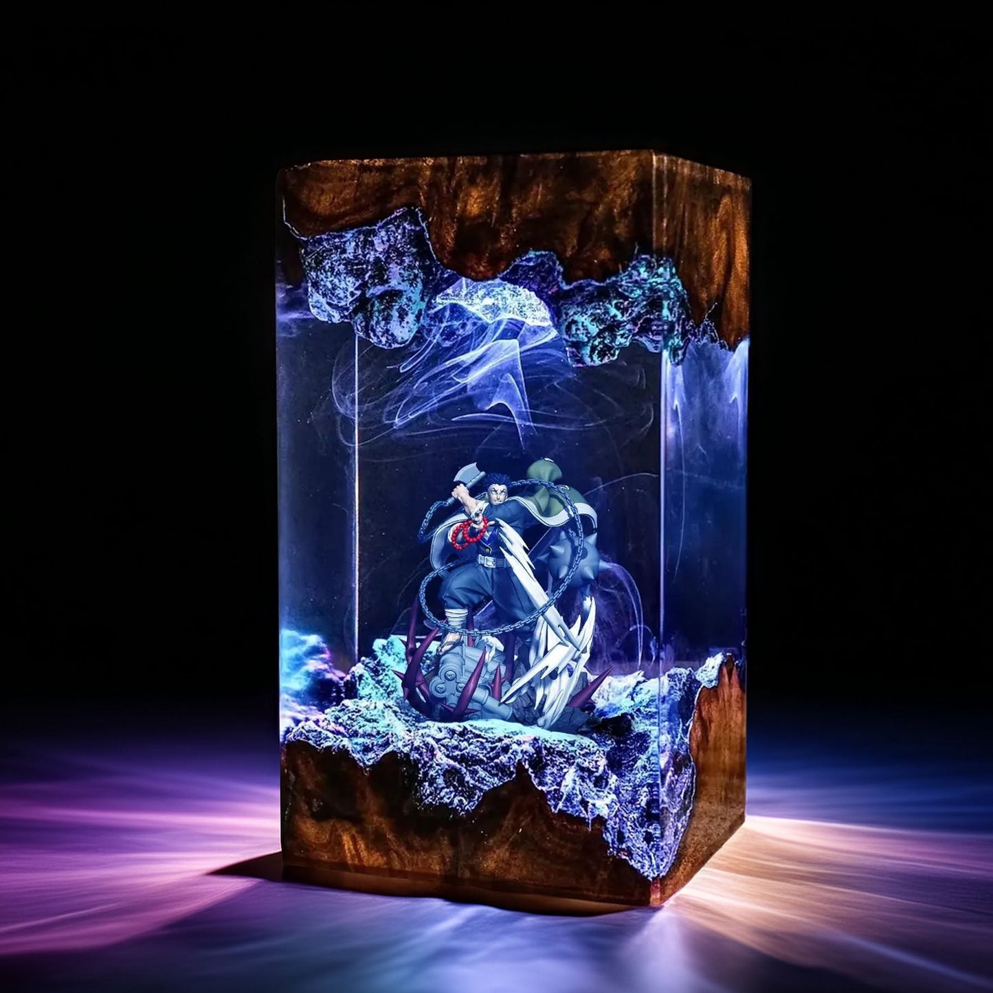 Stone Pillar Giant Resin Lamp