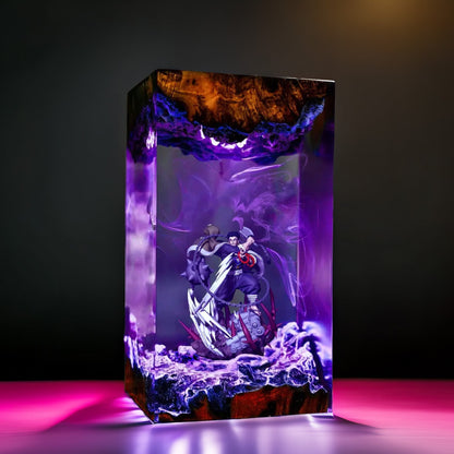 Stone Pillar Giant Resin Lamp