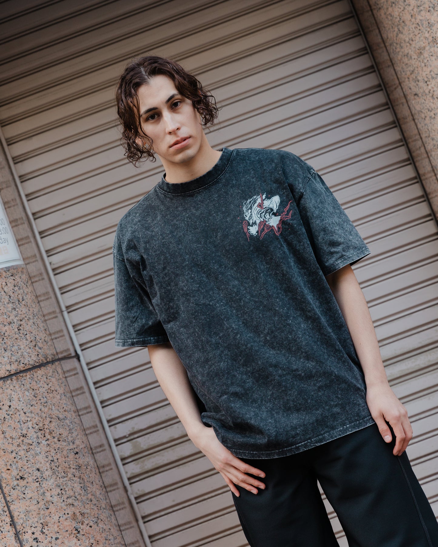 2-SIDED OKARUN VINTAGE OVERSIZE TEE