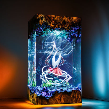 Crimson Needle Warrior Resin Lamp V2