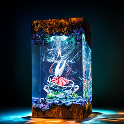 Crimson Needle Warrior Resin Lamp V2