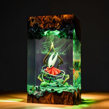 Crimson Needle Warrior Resin Lamp V2