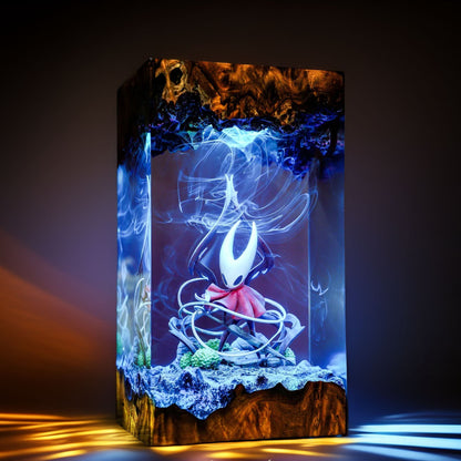 Crimson Needle Warrior Resin Lamp V2