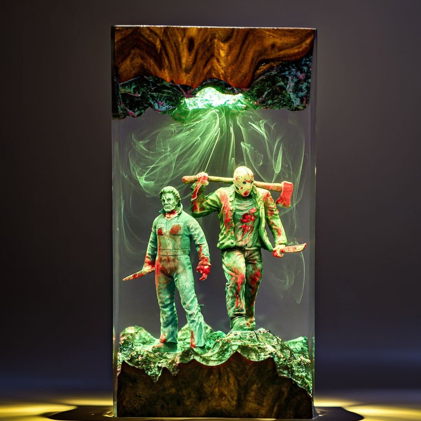 Boiler Suit Slasher Vs Jason Resin Lamp