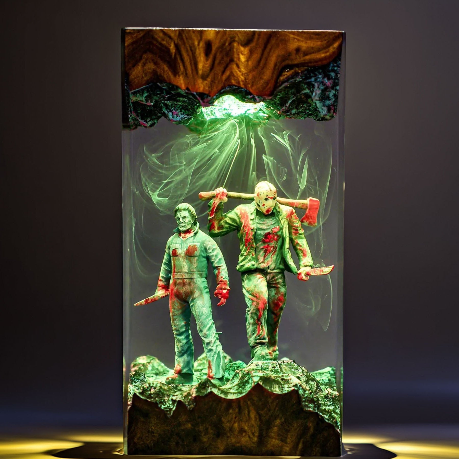 Boiler Suit Slasher Vs Jason Resin Lamp