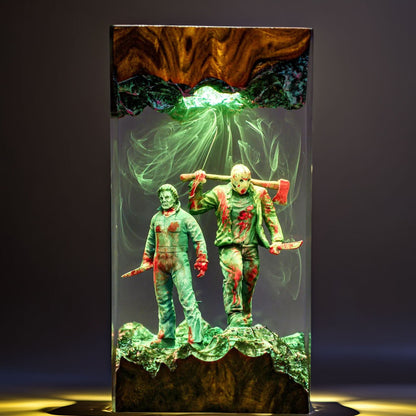 Boiler Suit Slasher Vs Jason Resin Lamp