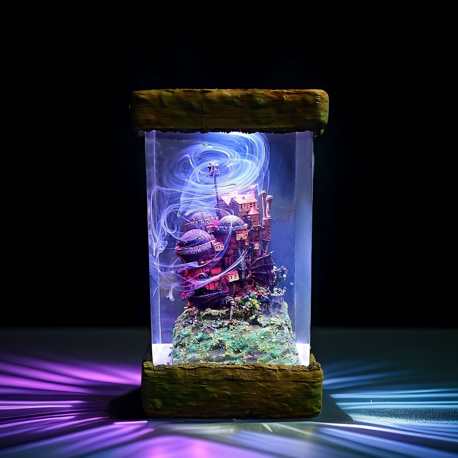 Wandering Wizard Castle Resin Lamp