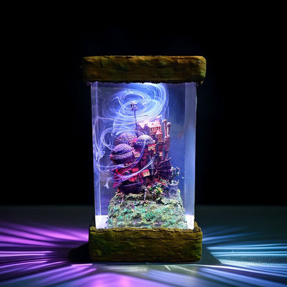 Wandering Wizard Castle Resin Lamp