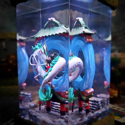 River Dragon Spirit Resin Lamp