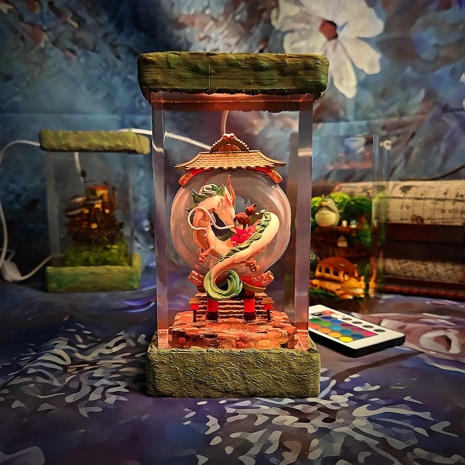 River Dragon Spirit Resin Lamp