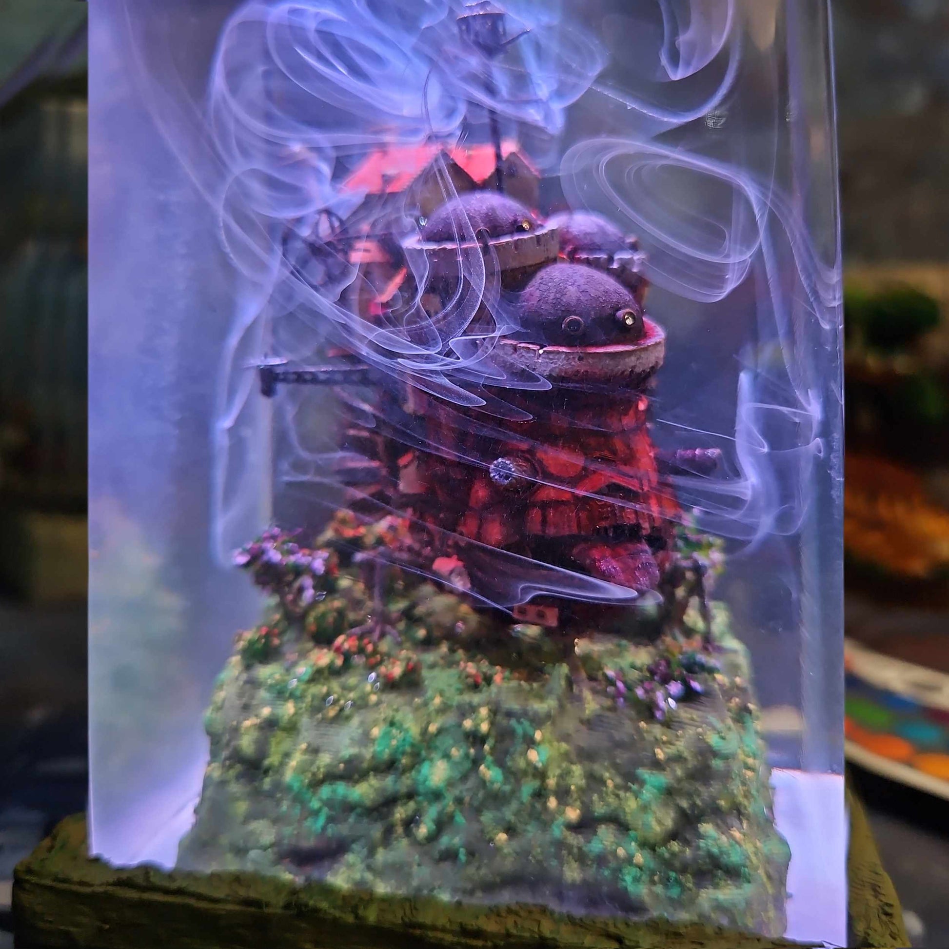 Wandering Wizard Castle Resin Lamp