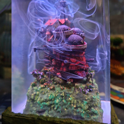 Wandering Wizard Castle Resin Lamp