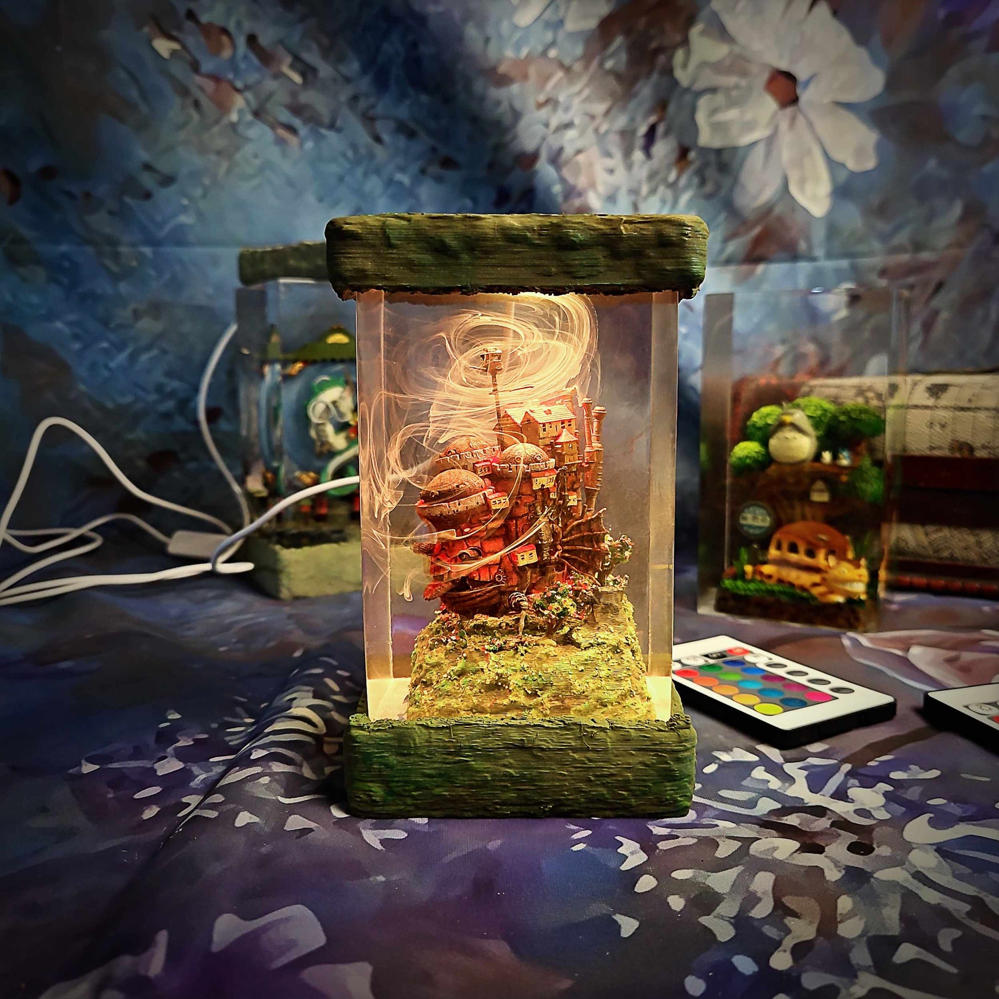Wandering Wizard Castle Resin Lamp