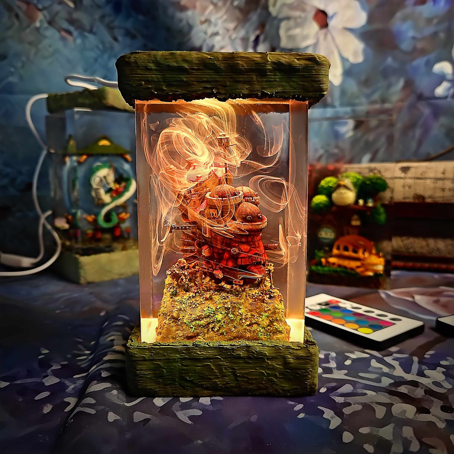 Wandering Wizard Castle Resin Lamp