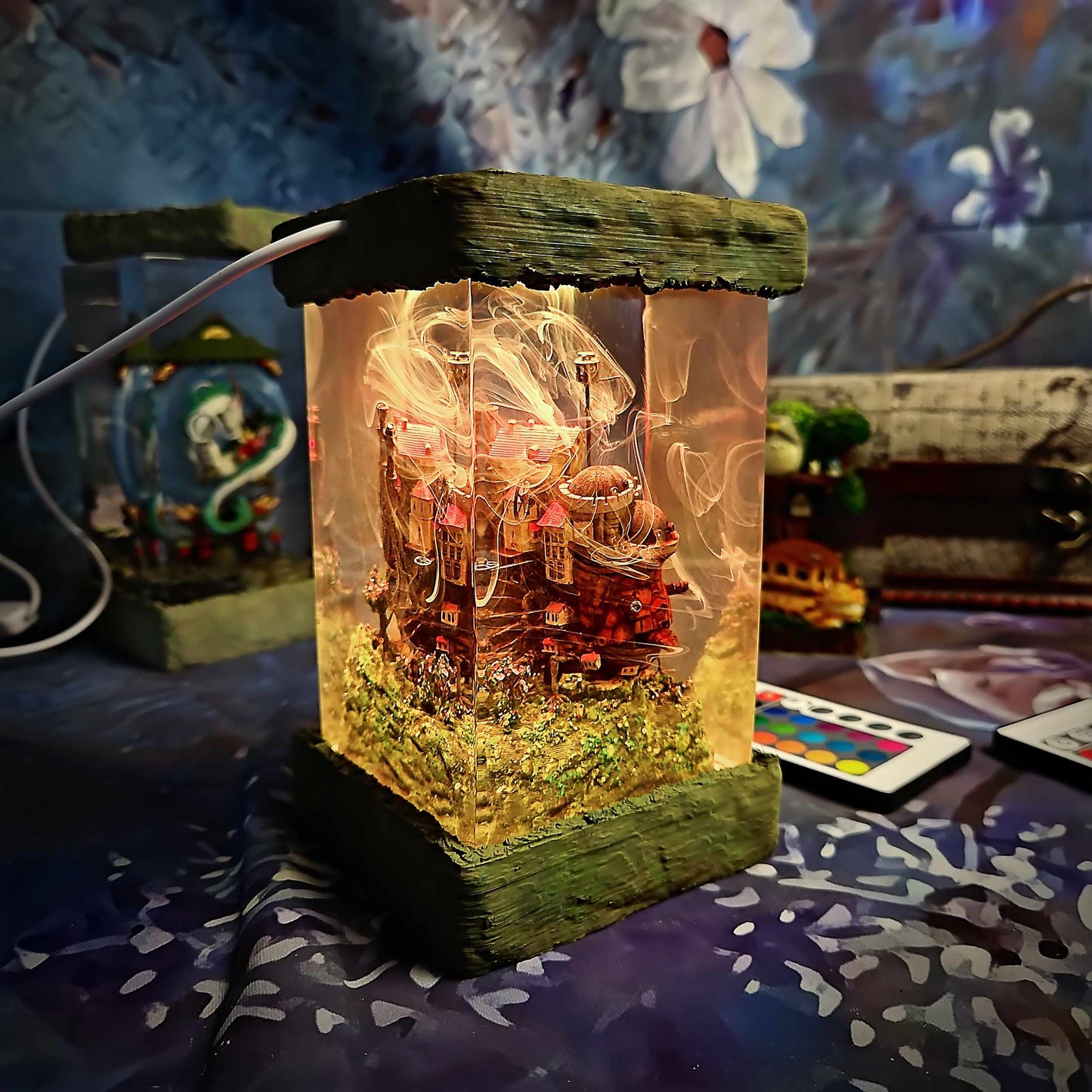Wandering Wizard Castle Resin Lamp