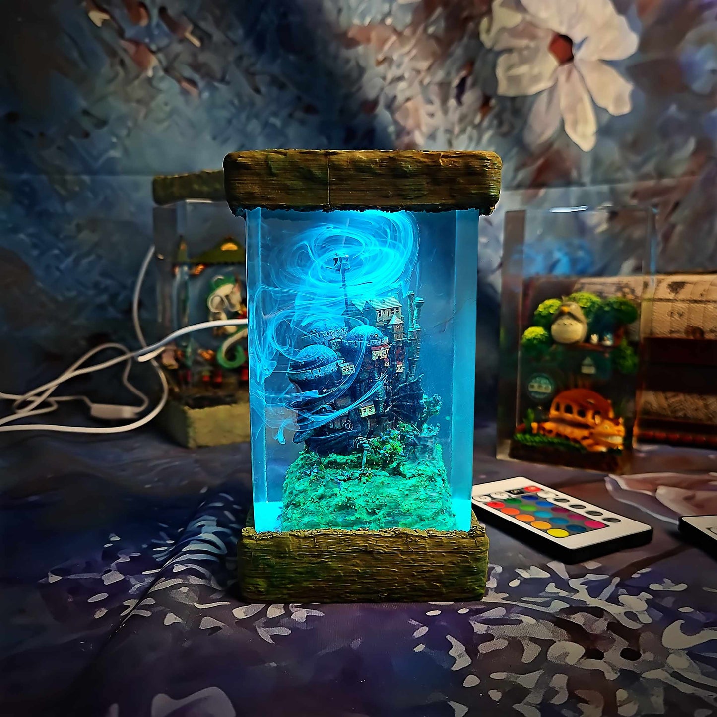 Wandering Wizard Castle Resin Lamp