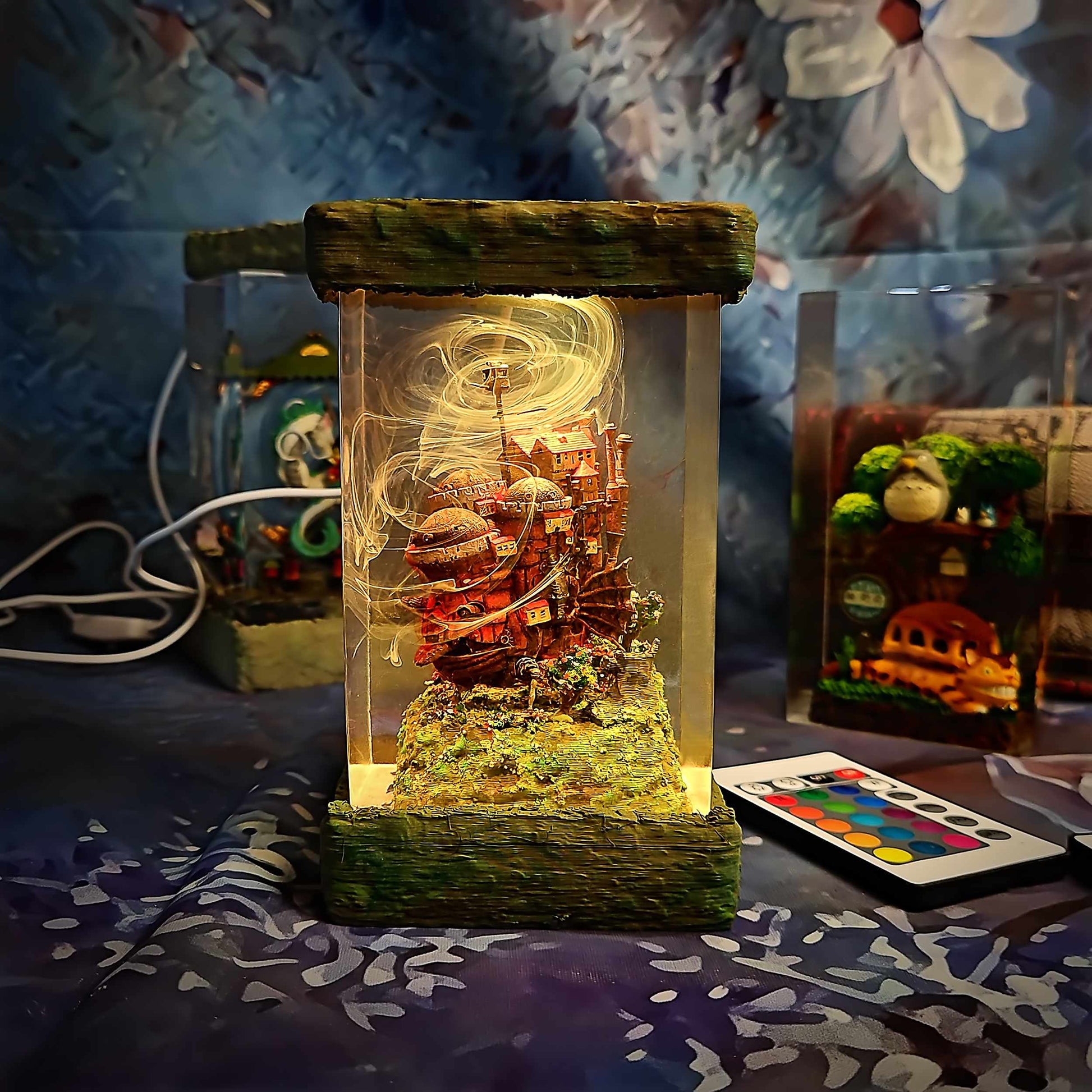 Wandering Wizard Castle Resin Lamp