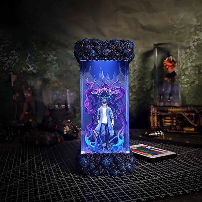 Awakened Shadow Hunter Resin Lamp V2