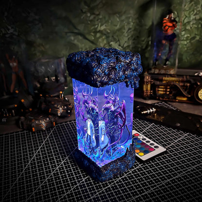 Awakened Shadow Hunter Resin Lamp V2