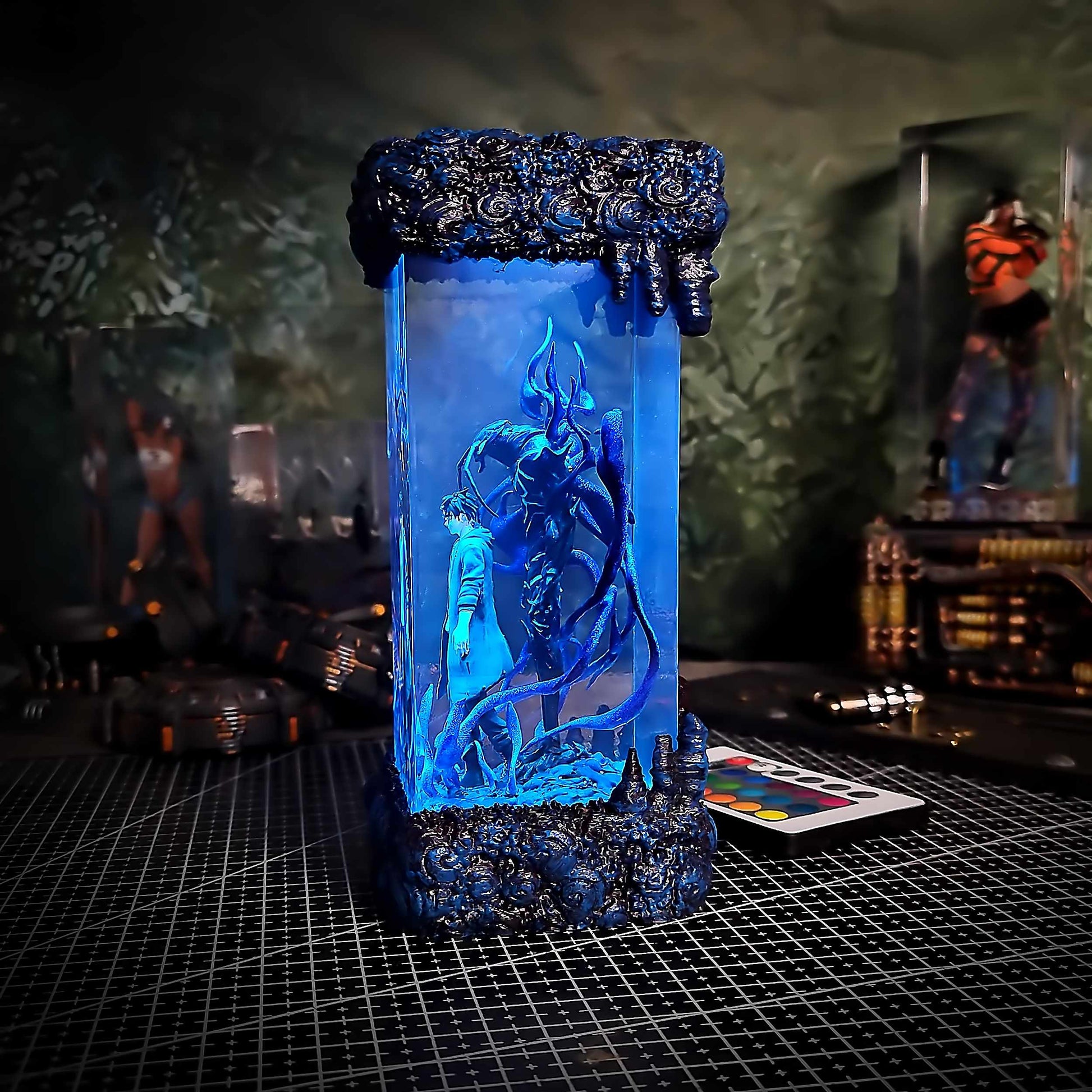 Awakened Shadow Hunter Resin Lamp V2