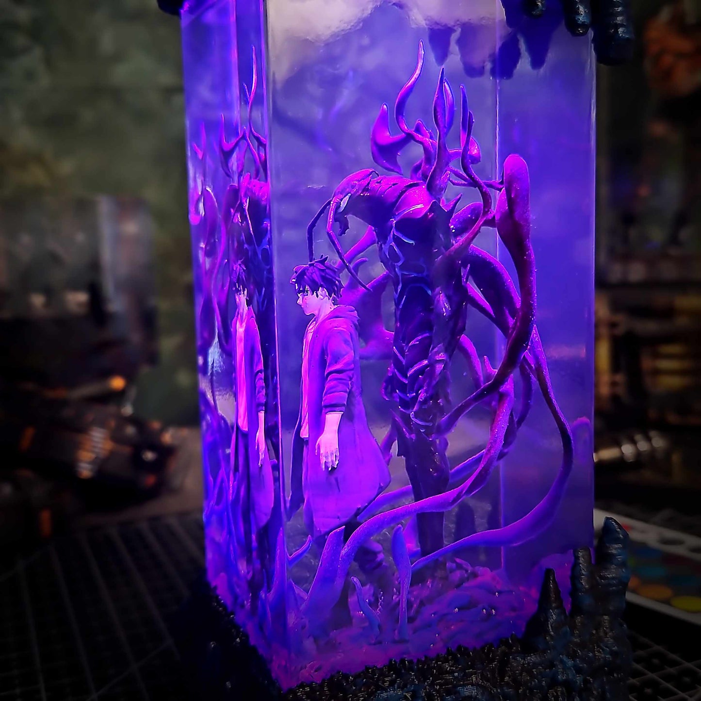 Awakened Shadow Hunter Resin Lamp V2
